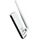NEW TP-LINK TL-WN722N N150 HIGH GAIN WIRELESS USB ADAPTER 2.4GHZ (150MBPS) 1XUSB2 802.11BGN 1X4DBI OMNI DIRECTIONAL ANTENNA WP