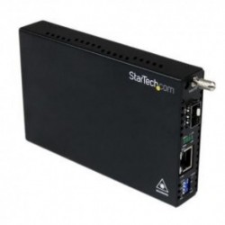NEW STARTECH.COM ET91000SFP2 GIGABIT FIBER MEDIA CONVERTER - OPEN SFP.b