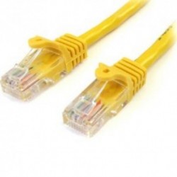 NEW STARTECH.COM 45PAT2MYL 2M YELLOW SNAGLESS UTP CAT5E PATCH CABLE.b