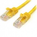 NEW STARTECH.COM 45PAT2MYL 2M YELLOW SNAGLESS UTP CAT5E PATCH CABLE.b