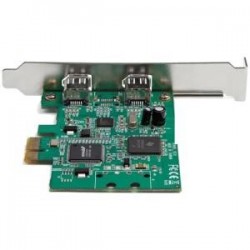 NEW STARTECH.COM PEX1394A2V2 FIREWIRE CARD - PCIE FIREWIRE - 2 PORT.b