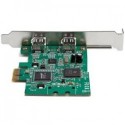 NEW STARTECH.COM PEX1394A2V2 FIREWIRE CARD - PCIE FIREWIRE - 2 PORT.b