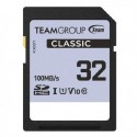 NEW TCSDHC32GIV1001 09T-CLASSICSDHC-32GB TEAM GROUP CLASSIC SDHC UHS-1 V10 SD MEMORY CARD 32GB R/W (MAX) 80MB/S 15MB/S.d.