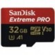 NEW SDSQXCG-032G-GN6MA SANDISK EXTREME PRO 32GB MICROSD SDHC SQXCG 100MB/S 90MB/S V30 U3 C10 UHS-1 4K UHD SHOCK TEMPERATURE WA