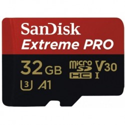NEW SDSQXCG-032G-GN6MA SANDISK EXTREME PRO 32GB MICROSD SDHC SQXCG 100MB/S 90MB/S V30 U3 C10 UHS-1 4K UHD SHOCK TEMPERATURE WA