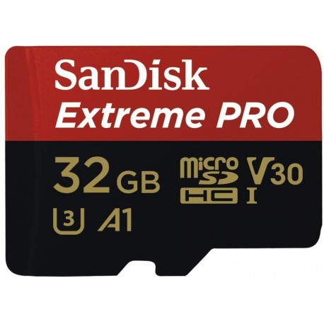 NEW SDSQXCG-032G-GN6MA SANDISK EXTREME PRO 32GB MICROSD SDHC SQXCG 100MB/S 90MB/S V30 U3 C10 UHS-1 4K UHD SHOCK TEMPERATURE WA