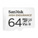 NEW SDSQQNR-064G-GN6IA SANDISK HIGH ENDURANCE 64GB MICROSD 100MB/S 40MB/S 5K HRS 4K UHD C10 U3 V30 -40??C TO 85??C HEAT FREEZE