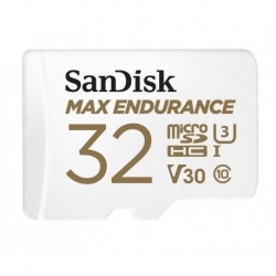 NEW SDSQQVR-032G-GN6IA SANDISK MAX ENDURANCE 32GB MICROSD 100MB/S 40MB/S 20K HRS 4K UHD C10 U3 V30 -40??C TO 85??C HEAT FREEZE