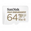 NEW SDSQQVR-064G-GN6IA SANDISK MAX ENDURANCE 64GB MICROSD 100MB/S 40MB/S 20K HRS 4K UHD C10 U3 V30 -40??C TO 85??C HEAT FREEZE