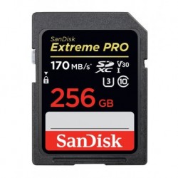 NEW SDSDXXY-256G-GN4IN (LS) SANDISK 256GB EXTREME PRO MEMORY CARD 170MB/S FULL HD & 4K UHD CLASS 30 SPEED SHOCK PROOF TEMPERAT