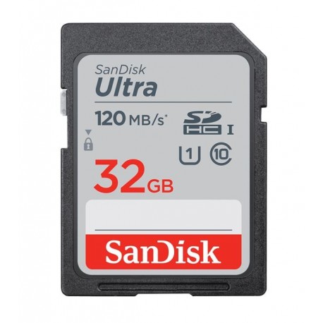 NEW SDSDUN4-032G-GN6IN SANDISK ULTRA 32GB SDHC SDXC UHS-I MEMORY CARD 120MB/S FULL HD CLASS 10 SPEED SHOCK PROOF TEMPERATURE P