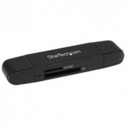 NEW STARTECH.COM SDMSDRWU3AC USB 3.0 SD AND MICROSD CARD READER.b