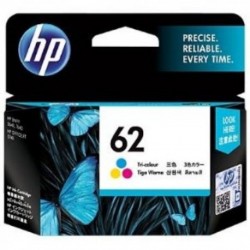 NEW HP 62 TRI-COLOR INK CART C2P06AA.b