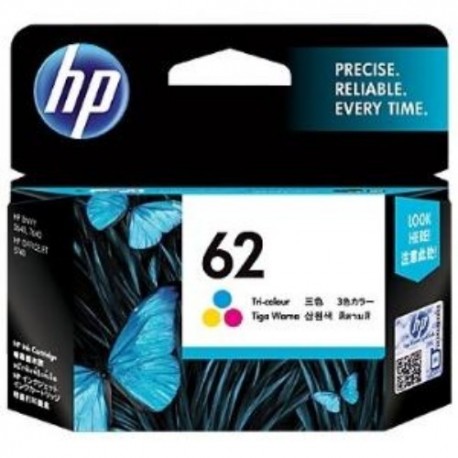 NEW HP 62 TRI-COLOR INK CART C2P06AA.b
