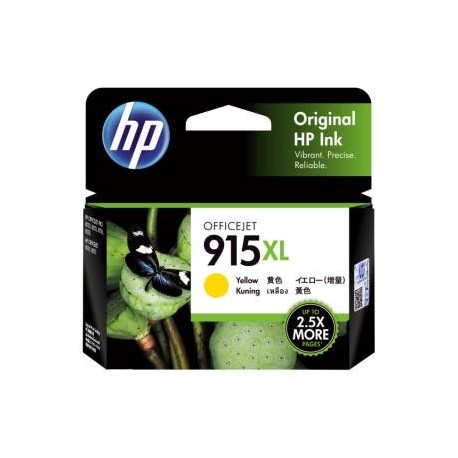 NEW HP 3YM21AA 915XL YELLOW ORIGINAL INK CARTRIDGE.b
