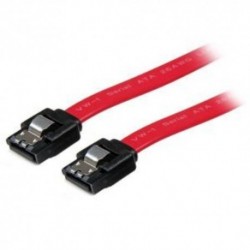 NEW STARTECH.COM LSATA18 18IN LATCHING SATA CABLE.b