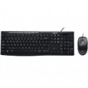 NEW 920-002693 14LT-CKB-MK200 LOGITECH WIRED KEYBOARD & MOUSE COMBO DESKTOP MK200 BLACK USB.d.