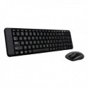 NEW 920-003235 14LT-CKBM-MK220 LOGITECH WIRELESS KEYBOARD & MOUSE COMBO MK220 BLACK USB RECEIVER ).d.
