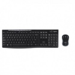 NEW 920-006314 26LT-CKBM-MK270R LOGITECH WIRELESS KEYBOARD & MOUSE COMBO MK270R BLACK USB RECEIVER (COMBO POWERED BY 2XAAA AND
