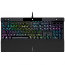 NEW CH-9109414-NA CORSAIR K70 RGB PRO MECHANICAL GAMING KEYBOARD BACKLIT RGB LED CHERRY MX SPEED BLACK BLACK PBT KEYCAPS PROFE