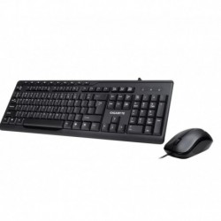 NEW GIGABYTE KM6300 USB WIRED KEYBOARD & MOUSE COMBO MULTIMEDIA CONTROLS 1000DPI ADJUSTABLE PORTABLE SLIM RECEIVER STYLISH DES