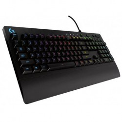 NEW 920-008096 LOGITECH G213 PRODIGY RGB GAMING KEYBOARD 16.8 MILLION LIGHTING COLORS MECH-DOME BACKLIT KEYS DEDICATED MEDIA C