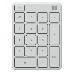 NEW MICROSOFT 23O-00034 MICROSOF BLUETOOTH NUMBER PAD GLACIER(LS).e