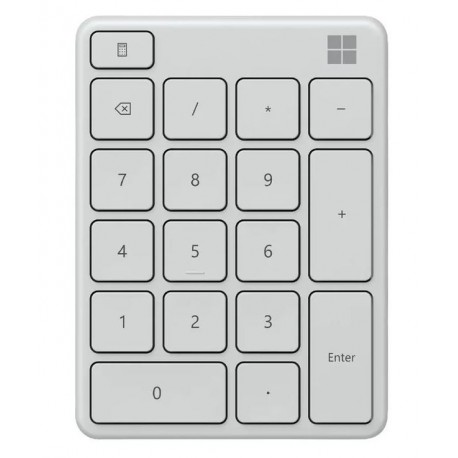 NEW MICROSOFT 23O-00034 MICROSOF BLUETOOTH NUMBER PAD GLACIER(LS).e