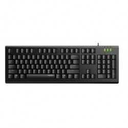 NEW (LS) RAPOO NK1800 WIRED KEYBOARD ENTRY LEVEL LASER CARVED KEYCAP SPILL-RESISTANT MULTIMEDIA HOTKEYS (NK1900).e