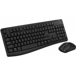 NEW RAPOO X1800PRO WIRELESS MOUSE & KEYBOARD COMBO - 2.4G 10M RANGE OPTICAL LONG BATTERY SPILL-RESISTANT DESIGN1000 DPI NANO R
