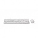 NEW X260S-WHITE RAPOO X260S WIRELESS OPTICAL MOUSE & KEYBOARD BLACK - 2.4G CONNECTION 10M RANGE SPILL-RESISTANT RETRO STYLE RO