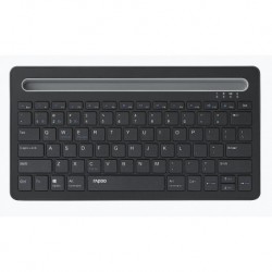 NEW RAPOO XK100 BLUETOOTH WIRELESS KEYBOARD - SWITCH BETWEEN MULTIPLE DEVICES COMPUTER TABLET AND SMARTPHONE.e