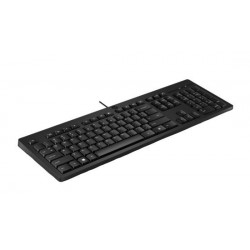 NEW 266C9AA HP 125 WIRED KEYBOARD - COMPATIBLE WITH WINDOWS 10 DESKTOP PC LAPTOP NOTEBOOK USB PLUG AND PLAY CONNECTIVITY EASY