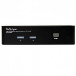 NEW STARTECH.COM SV231HDMIUA 2 PORT USB HDMI KVM SWITCH W/ AUDIO.b