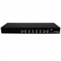 NEW STARTECH.COM SV831DUSB 8 PORT 1U RACKMOUNT USB PS/2 KVM SWITCH.b