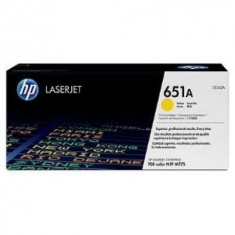 NEW HP 651A YELLOW LJ TONER CART CE342A.b