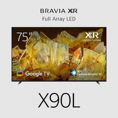 NEW FWD75X90L 13FWD75X90L SONY BRAVIA X90L TV 75 INCH PREMIUM 4K (3840 X 2160) 100HZ 17/7 787-CD/M2 HDR10 HLG DOLBY VISION XR