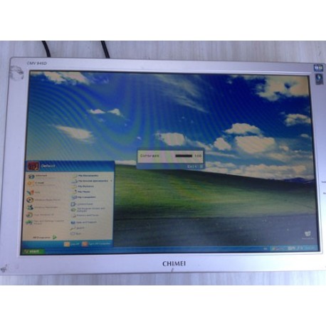CMV946D2 USED CHIMEI CMV 946D-SILVER SILVER 19" 2MS WIDESCREEN LCD MONITOR SCREEN THERE IS NO STAND YOU WILL SEE SOME SCRATCHE