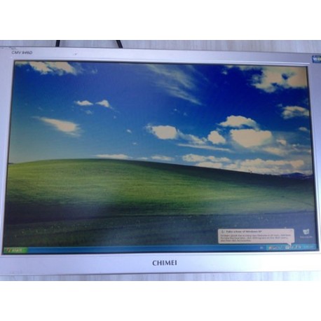 CMV946D3 USED CHIMEI CMV 946D-SILVER SILVER 19" 2MS WIDESCREEN LCD MONITOR SCREEN THERE IS NO STAND YOU WILL SEE SOME SCRATCHE