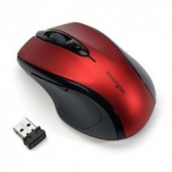 NEW KENSINGTON 72422 PRO FIT MIDSIZE WLS MOUSE (RED).b