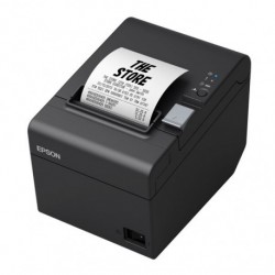 NEW C31CH51562 EPSON TM-T82III THERMAL DIRECT RECEIPT PRINTER USB/ETHERNET INTERFACE MAX WIDTH 80MM INCLUDES AC ADAPTER BLACK.