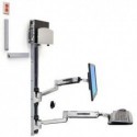 NEW ERGOTRON 45-358-026 LX SIT STAND WALL MOUNT SYSTEM.b