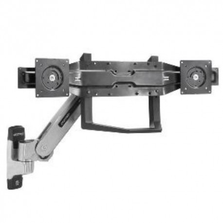 NEW ERGOTRON 97-718-009 KIT 24IN DUAL MONITOR ARM E-COAT BLACK.b