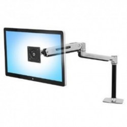 NEW ERGOTRON 45-360-026 LX SIT STAND DESK MOUNT LCD ARM POLISHED.b