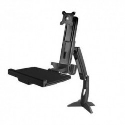 NEW STARTECH.COM ARMSTSCP1 MONITOR ARM HEIGHT ADJUSTABLE SIT STAND.b
