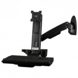 NEW STARTECH.COM WALLSTS1 SIT STAND DESK - WALL MOUNT ONE MONITOR.b
