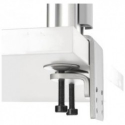 NEW AWM-FH-S ATDEC HEAVY DUTY DESK FIXING SILVER.b