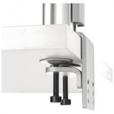 NEW AWM-FH-S ATDEC HEAVY DUTY DESK FIXING SILVER.b