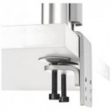 NEW AWM-FH-S ATDEC HEAVY DUTY DESK FIXING SILVER.b