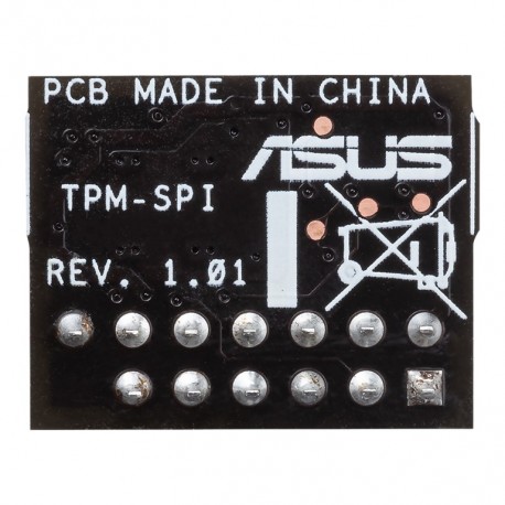 NEW ASUS TPM-SPI TPM CHIP IMPROVE YOUR COMPUTER'S SECURITY. 14-1 PIN AND SPI INTERFACE NUVOTON NPCT750 COMPLIANT WITH TCG SPEC